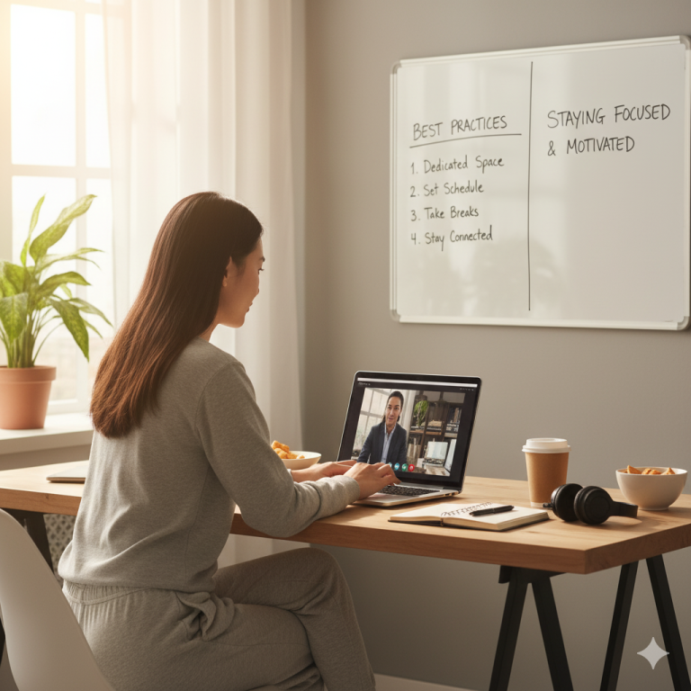 Work-from-Home Best Practices Staying Focused and Motivated