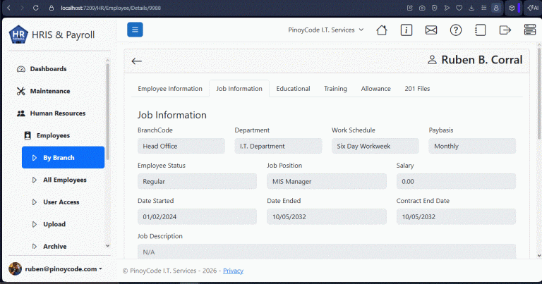 Building a Modern HRIS and Payroll System in ASP.NET Core