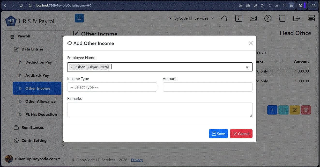 HRIS EF Core Migration Update: Payroll Automation & API-Driven Processing