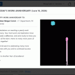 Automated Yearly Work Anniversary Recognition for Better Employee Engagement